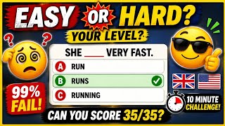 Ultimate Mixed Grammar Quiz | Tenses, Vocabulary & More | Hard Quiz #englishtest #advancedenglish