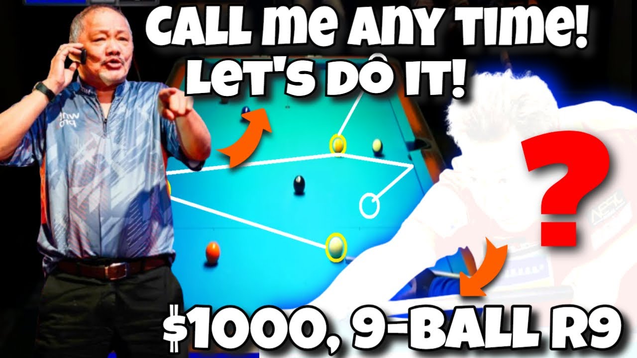 Williams Dares Efren Reyes in a $1000 9-Ball Battle But What Happened Next Left Everyone Speechless!