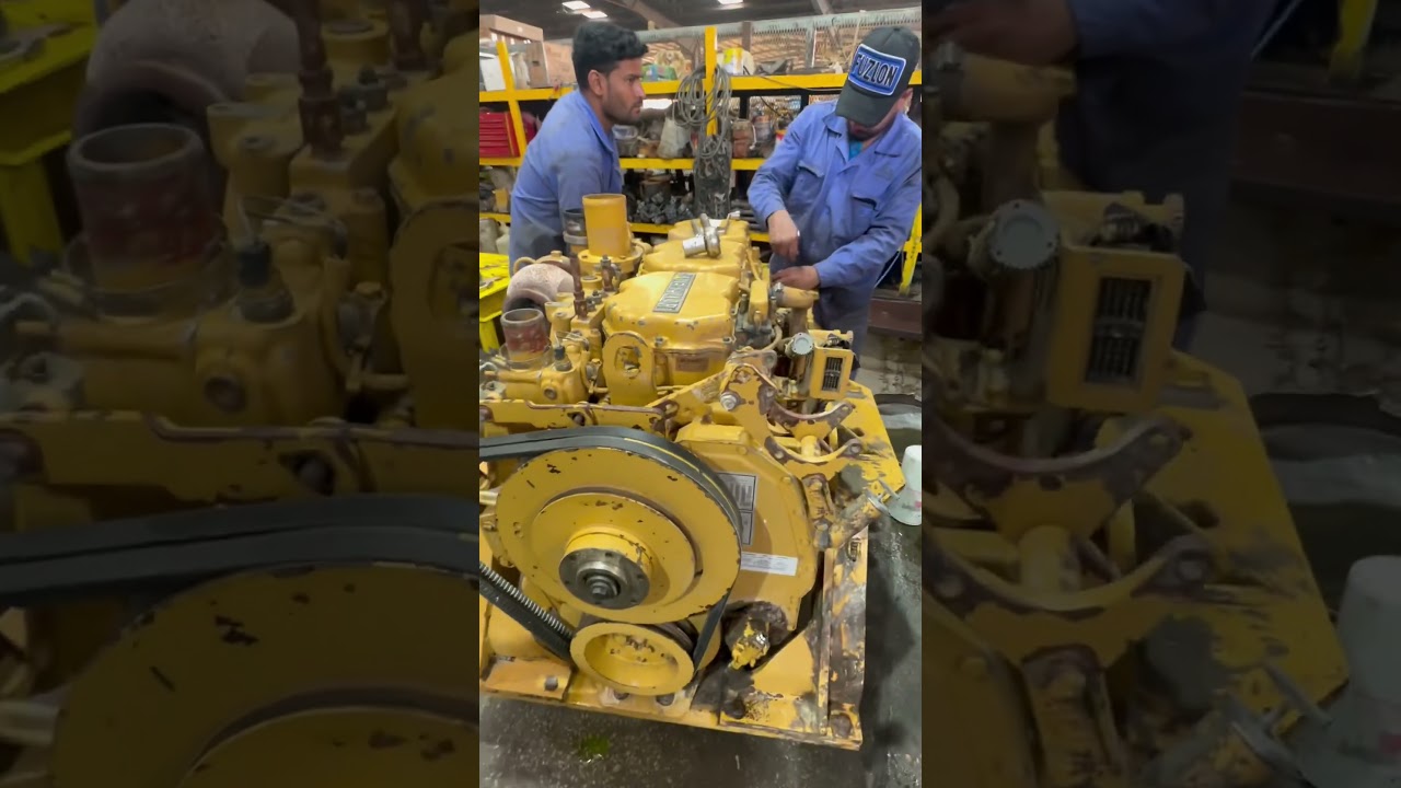 Caterpillar c10 disassemble 