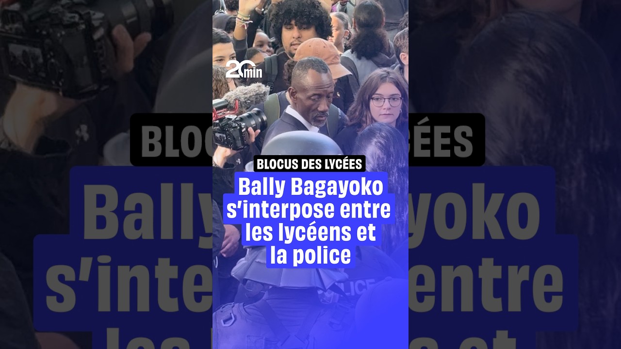 Bally Bagayoko s’interpose entre la police et les élèves du lycée Paul Eluard