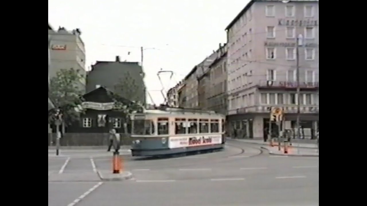 Zeitreise: Eine Fahrt mit der historischen Linie 4 in München vom Stiglmaierplatz zur Hanauer Straße