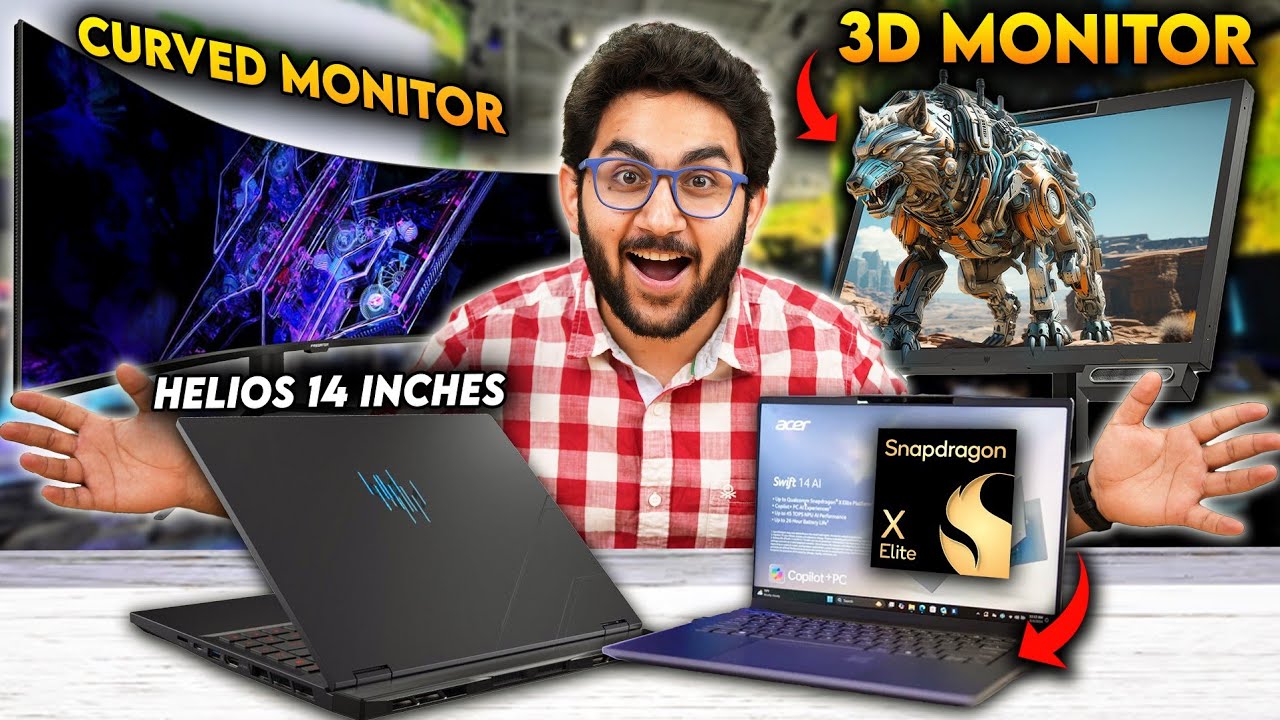 Snapdragon X Elite Laptops, 3D Monitors, AMD 8000 Series Laptops, New ...