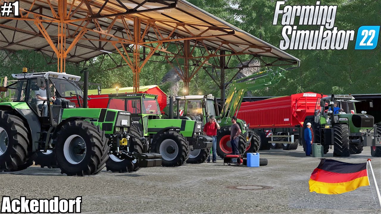 "New Career in Ackendorf: Upgrading Equipment and Harvesting Corn Silage22│Ackendorf│FS 22│1