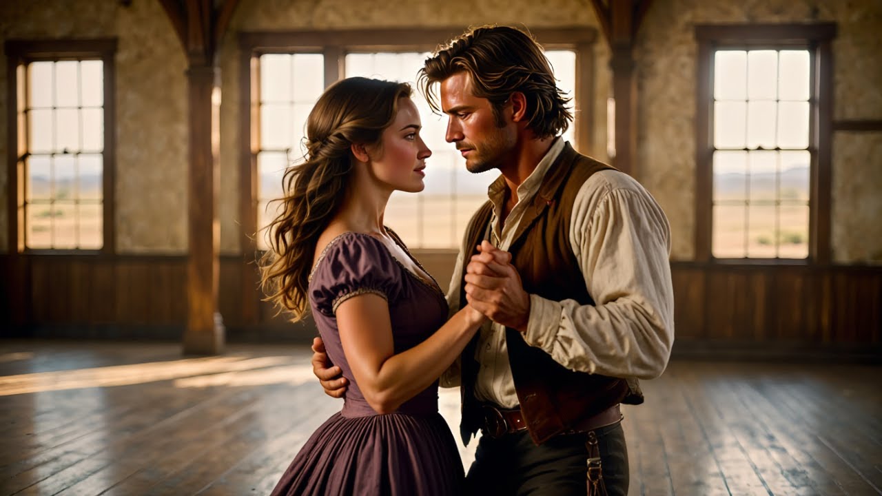 Sie eröffnete eine Tanzschule… und ihr erster Schüler war der tollpatschigste Cowboy der Stadt