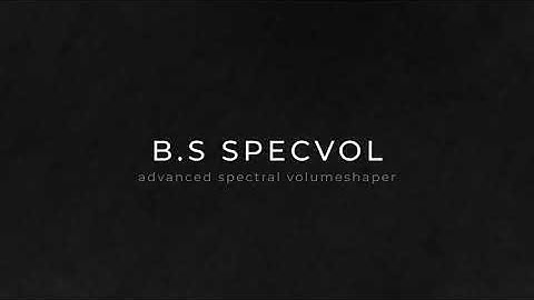 B.S SpecVol: The Ultimate Max for Live Plugin for Dynamic Frequency Control