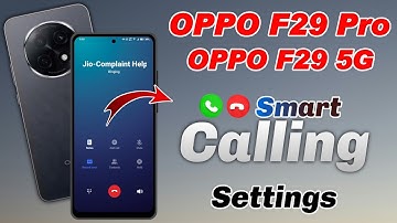 Oppo f29 pro smart Calling settings !! Oppo f29 5g smart calling settings !! Oppo f29 pro