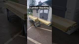 How To Stack Lumber | DIY | handyman | #shorts
