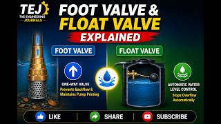 Detailed Foot Valve & Float Valve Explained | Working & Use Information