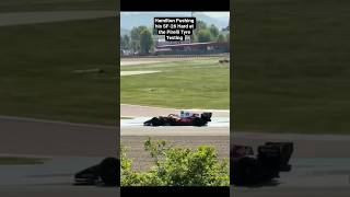 Hamilton Pushing his SF-26 Hard at the Pirelli Tyre Testing