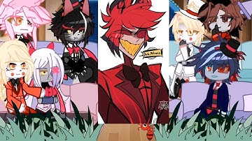 👹 Hazbin Hotel React to Alastor || Part 1 || Gacha React // Hazbin Hotel ✅