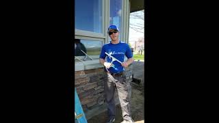 Steccone brand window washing squeegee guide