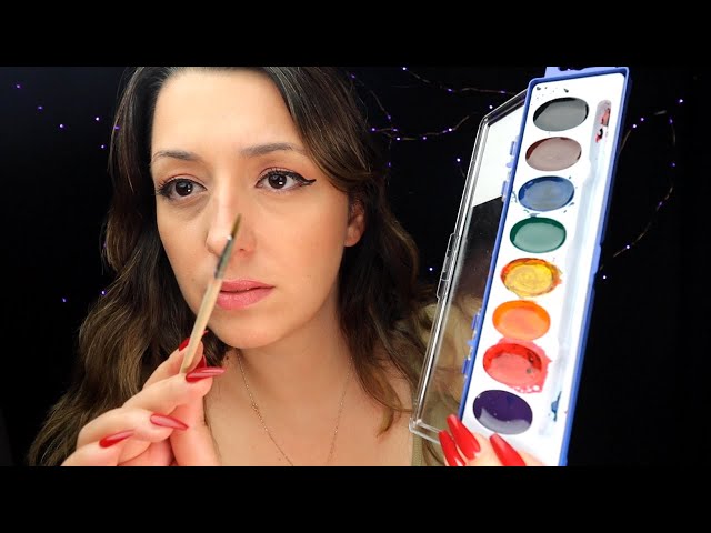 ASMR TR ● Painting Your Face for Sleep