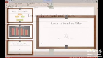 Adding Sound and Video to PowerPoint 2013 Tutorial
