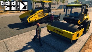 Working as a Project Coolie Again Making Hotmix Asphalt Highways! Construction Simulator 2022 screenshot 3