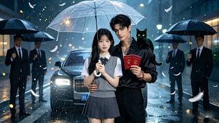 A poor girl held an umbrella for a hurt stranger, who turned out to be a mafia boss and doted on her screenshot 1