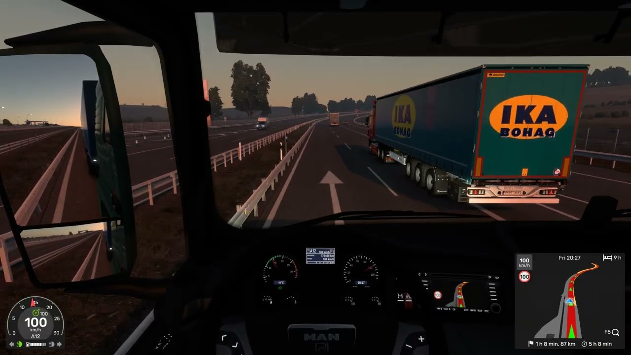 Euro Truck Simulator 2 Delivery grapes across Spain (14 t) №8