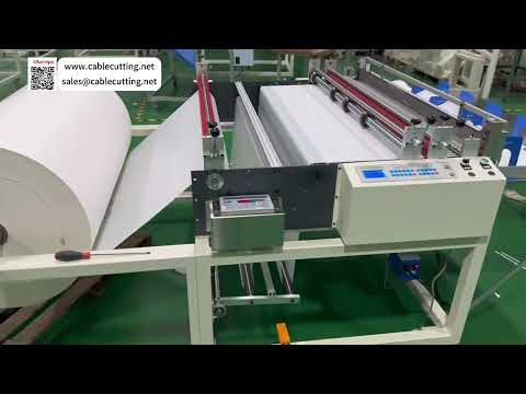 Heavy Duty Copy Paper Silicone Paper Roll Processing Auto Sheet Cutter Set Output Tool