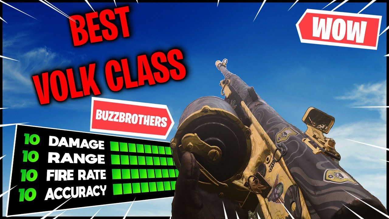 Best VOLK Class Setup Vanguard -  LOW RECOIL/HIGH DAMAGE - Best Assault Rifle - VOLK Attachments