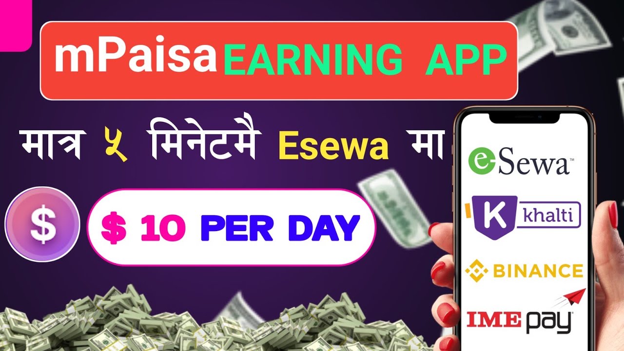 Rs 900+/day || New nepali earning app || mpaisa earning app