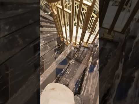 ازالة الخدوش والحفر من الرخام جلي رخام جالكسي بعد الجلي والتلميع جمالية الرخام الاسود 0504956746