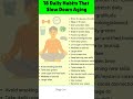 18 Daily Habits That Slow Down Aging | Anti-Aging Tips