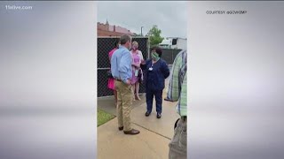 Gov. Kemp tours Macon, Columbus amid coronavirus pandemic