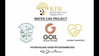 Tema International School Students Commissioning a Water Project at Fotobi (eastern region of Ghana) @TemaInternationalSchool