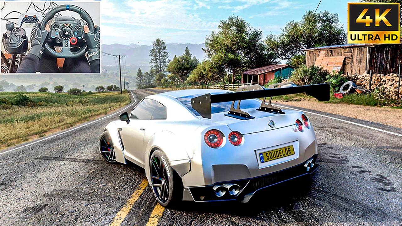 SKYLINE R-35  | Forza Horizon 5 | Logitech G29 Steering Wheel