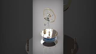 Rendered animation of explosion