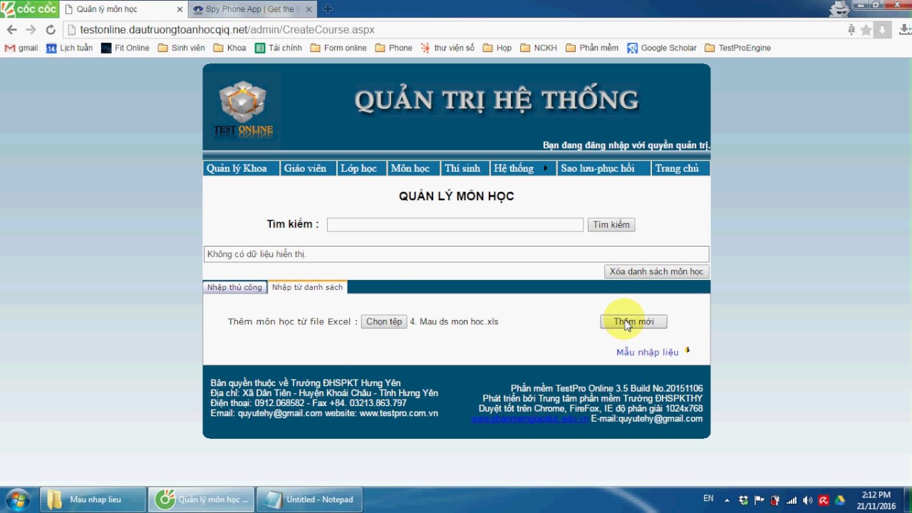 TestOnline 3.5 Demo - Thi trực tuyến - Trắc nghiệm... - youtube