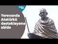 Qondarma soyqırımını tanımayan Qandinin qalmaqallı heykəli - Baku TV