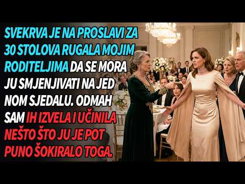 🔥 svekrva priredi slavlje s 30 stolova, a mojim roditeljima: "samo 1 mjesto, mijenjajte se!" 😱