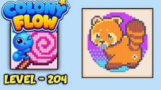 Colony Flow Level 204 Walkthrough Solution