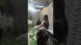 Foam party 🎉 #like #explore #explorepage #exploremore #viral #foampartydj #foam #wedding #party