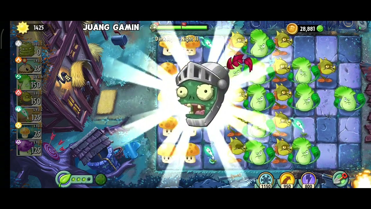 Plants VS Zombies 2 Dark Ages Night 11 & 12 #plantvszombies2 # ...