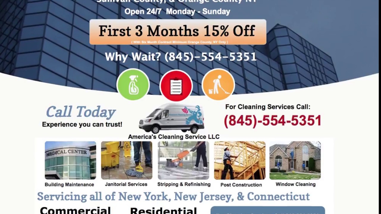 Orange County, NY Cleaning Service America's Cleaning Service LLC YouTube