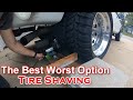 Fixed my 10 Lug Dually Wheel Hwy Vibration | DIY Tire Shaving last resort | Crosswind M/T Tire Issue