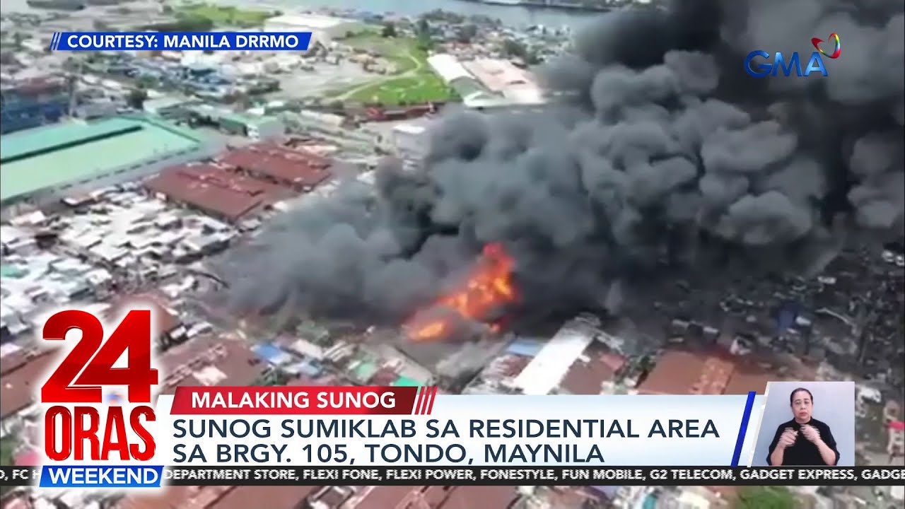 24 Oras Weekend: (Part 1) Sunog sa Tondo; Body double ni Alice Guo; Cashless sa CAVITEX; atbp.