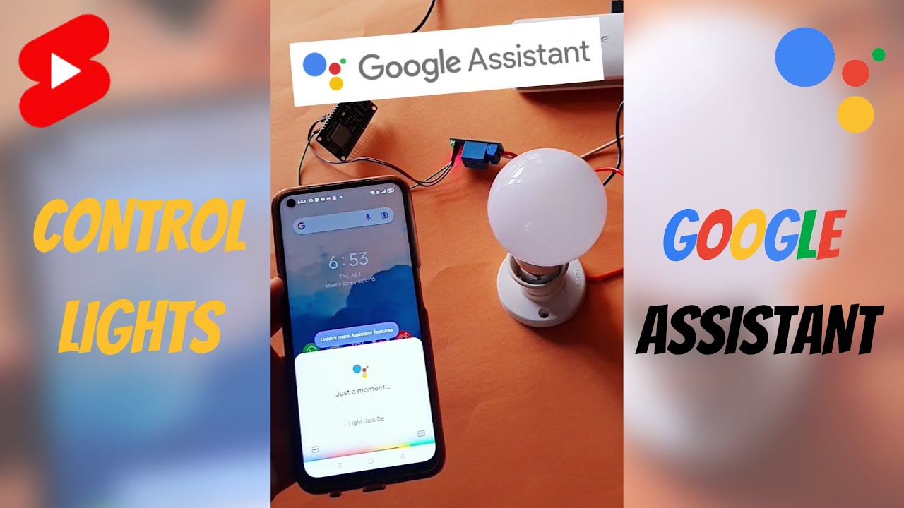 Controlling Lights with Google Assistant!!!!🤯🤯