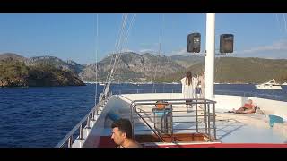 Hafen Einlaufen In Fetihye Göçek