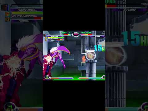 MvC2: Romneto - Storm (95%) 1v3 Comeback vs Storm/Sent/Cap (285%) [Khaos] .:11.2.25:.