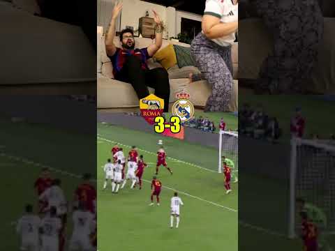 Reaccionando a la Roma 3-4 Real Madrid #roma #realmadrid #remontada #mancuer #championsleague