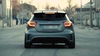 4K Mercedes A45 Amg W176 W Armytrix Turbo-Back Valvetronic By Alldesgin Spain