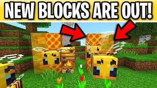 Minecraft 1.15 Snapshot Out Now 19W41A Honey Block & Honeycomb Block