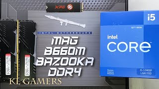 Upgrade intel Core i5 7500 to intel Core i5 12400F MAG B660M
