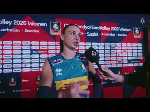 Video Europei Femminili: la gioia per la vittoria di Eleonora Fersino nel dopo Italia-Bulgaria