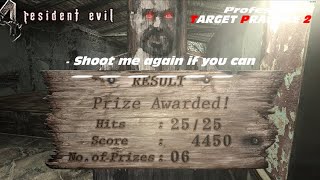 RESIDENT EVIL 4 PROFESSIONAL - Target Practice 2 GAMEPLAY screenshot 5