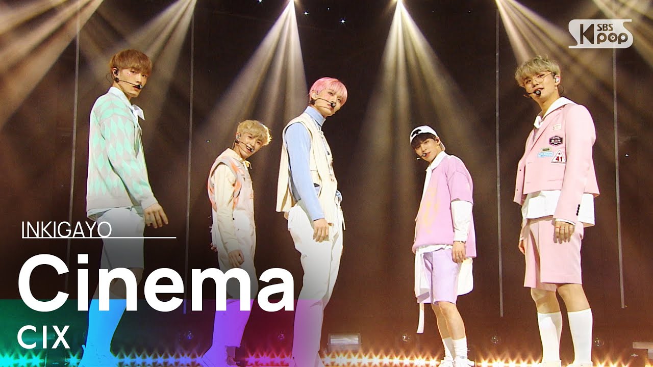 CIX(씨아이엑스) - Cinema @인기가요 inkigayo 20210221 - YouTube