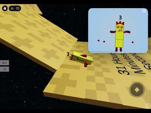 Completely and utterly normal numberblock band 1 in Roblox 