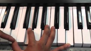 Video thumbnail of "Como acompañar coros de adoracion slow songs Piano"